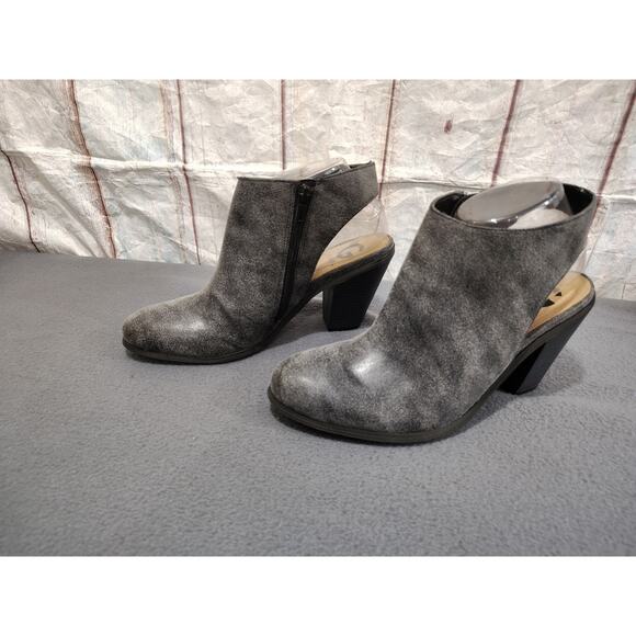 G By Guess Open Heel Bootie Size 9M Casual Night Out Gray - Picture 2 of 7
